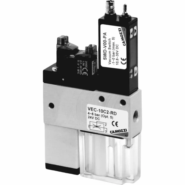 Camozzi VEC-20A2-RD Series VEC 2mm Compact Ejector