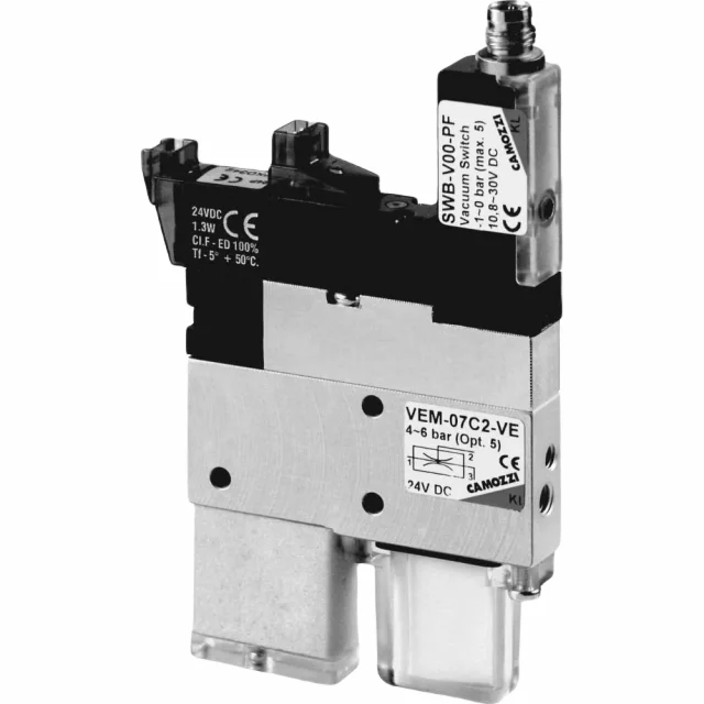 Camozzi VEM-10C2-VE Series VEM 1mm Compact Ejector