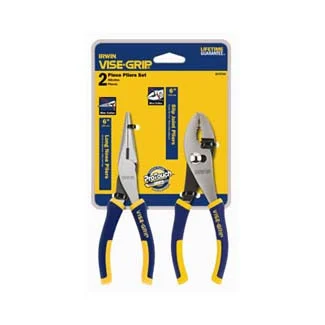 2 Pc. ProPliers Set - 6 in Slip Joint and 6 in Long Nose