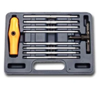 10Pcs Extra Long SAE Ball Hex Ratcheting T-Handle Set