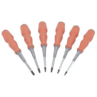 6 pc Tamper-Proof Torx Screwdriver Set