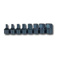 8 Piece 3/8 in Square Drive SAE Stubbie Impact Driver Set VI600