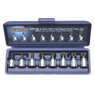 8 Piece XZN Set 12 point Bits 4mm to 16mm (Discontinued) See 100-LX-145