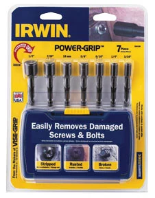 7 pc. Power-Grip- Screw and Bolt Extractor Set VSG-394100