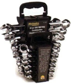30 PC Standard and Stubby Wrench Set