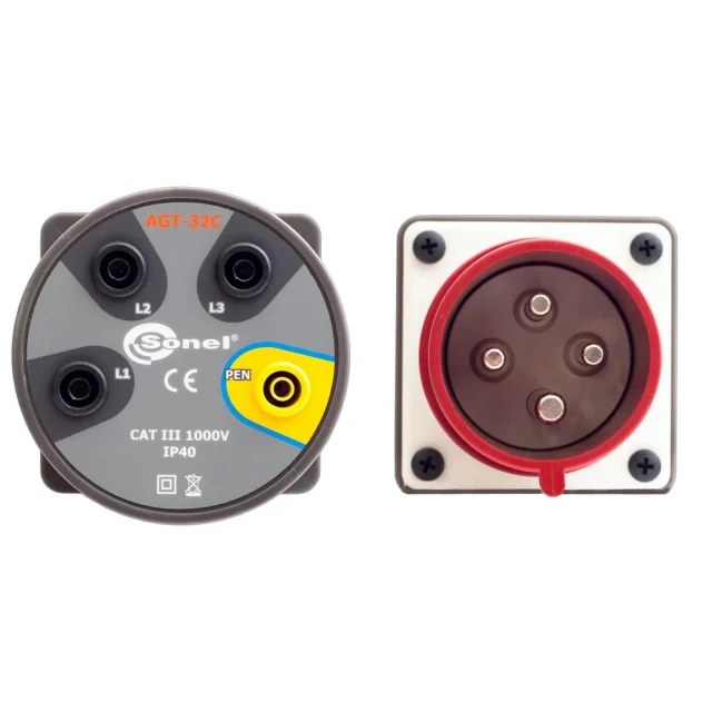 Sonel WAADAAGT32C Three-Phase Socket Adapter 32 A (4P)