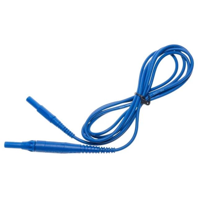 Sonel WAPRZ002BUBBF10 Blue 2m Test Lead, CAT IV 1000 V, Banana Plugs