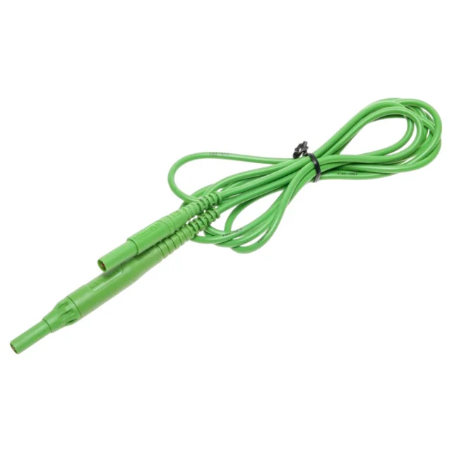 Sonel WAPRZ002GRBBF10 Green 2m Test Lead, CAT IV 1000 V, Banana Plugs