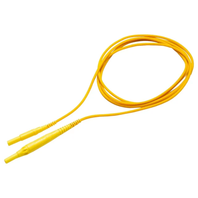 Sonel WAPRZ002YEBBF10 Yellow 2m Test Lead, CAT IV 1000 V Banana Plugs
