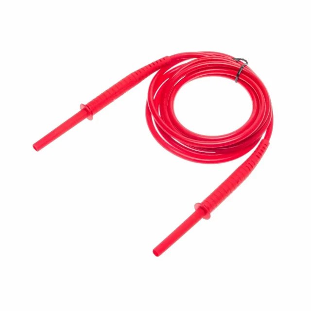 Sonel WAPRZ003REBB10K Red Test Lead, 11 kV, Banana Plugs