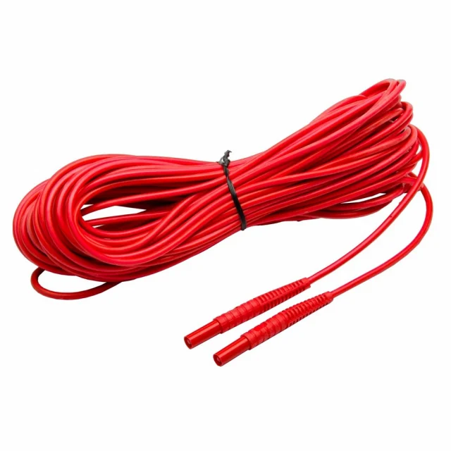 Sonel WAPRZ020REBB Red 20m Test Lead, 1 kV, Banana Plugs