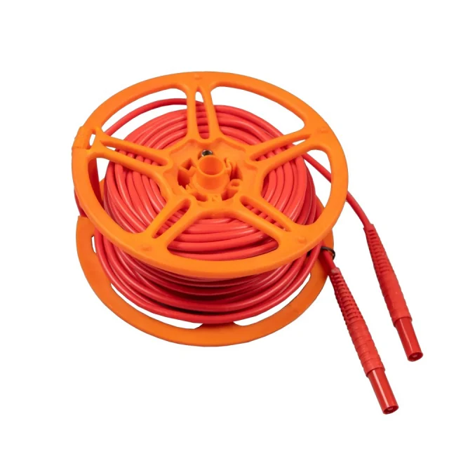 Sonel WAPRZ020REBBSZ Red 20m Test Lead, 1 kV, on Reel, Banana Plugs