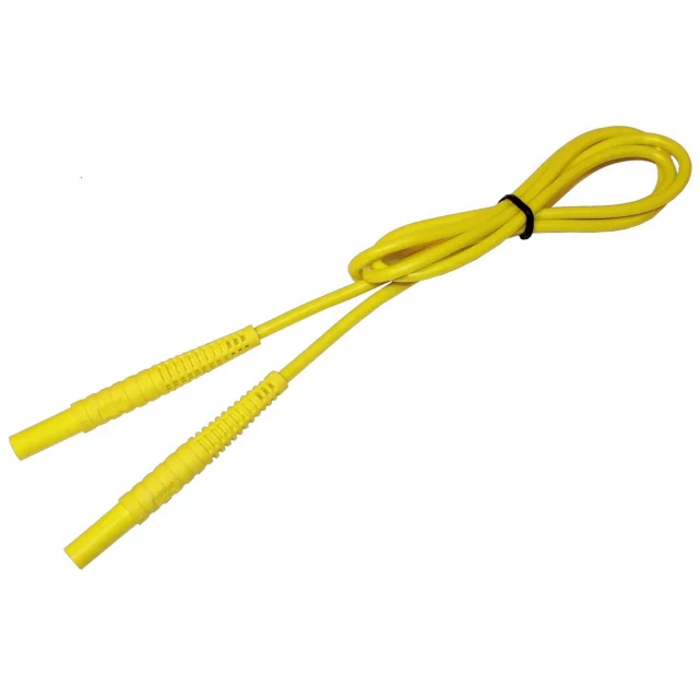 Sonel WAPRZ1X2YEBB Yellow 1.2m Test Lead, CAT III/1000V - CAT IV/600V
