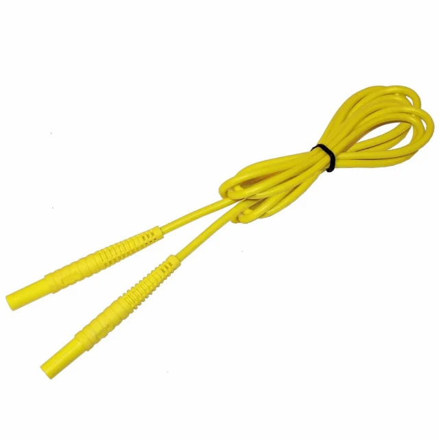 Sonel WAPRZ2X2YEBB Yellow 2.2m Test Lead, CAT III/1000V - CAT IV/600V