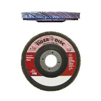 4-1/2 in Stainless Grinding Flap Disc - Phenolic Backing - 60 Grit
