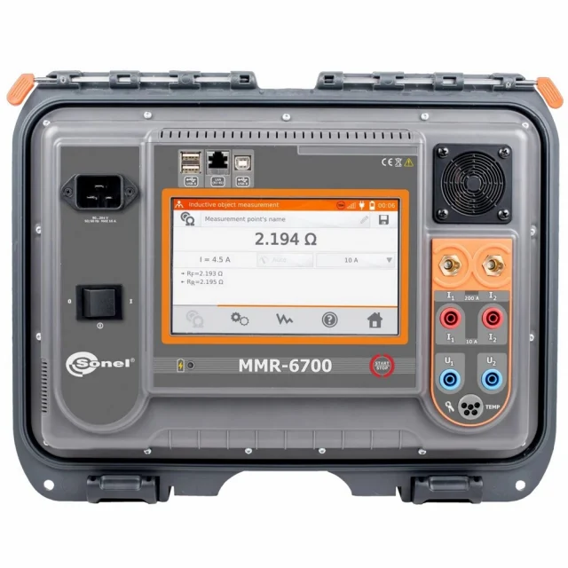 Sonel WMUSMMR6700 Microohmmeter for Measure HV Switches/Transformers