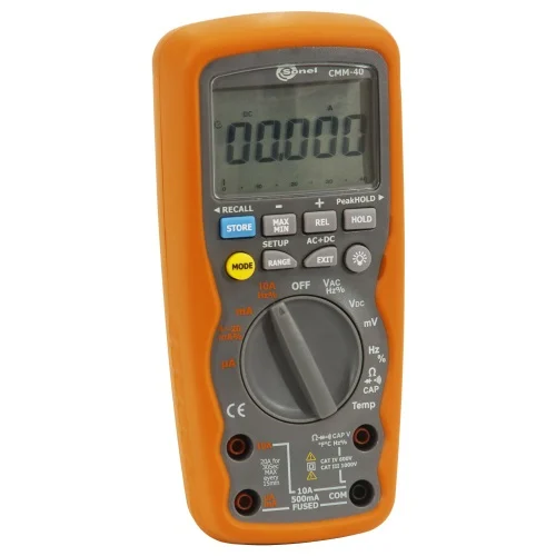 Sonel WMXXCMM40 Multimeter Cat M/1000V Trms AC DC