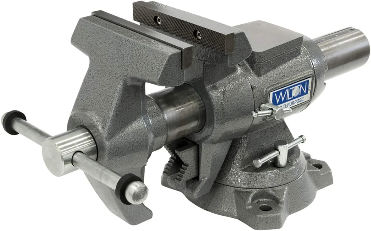 Wilton Multi-Purpose Bench Vise, 5-1/2" Jaw Width, 5" Max Jaw Opening, 2-3/4" Throat