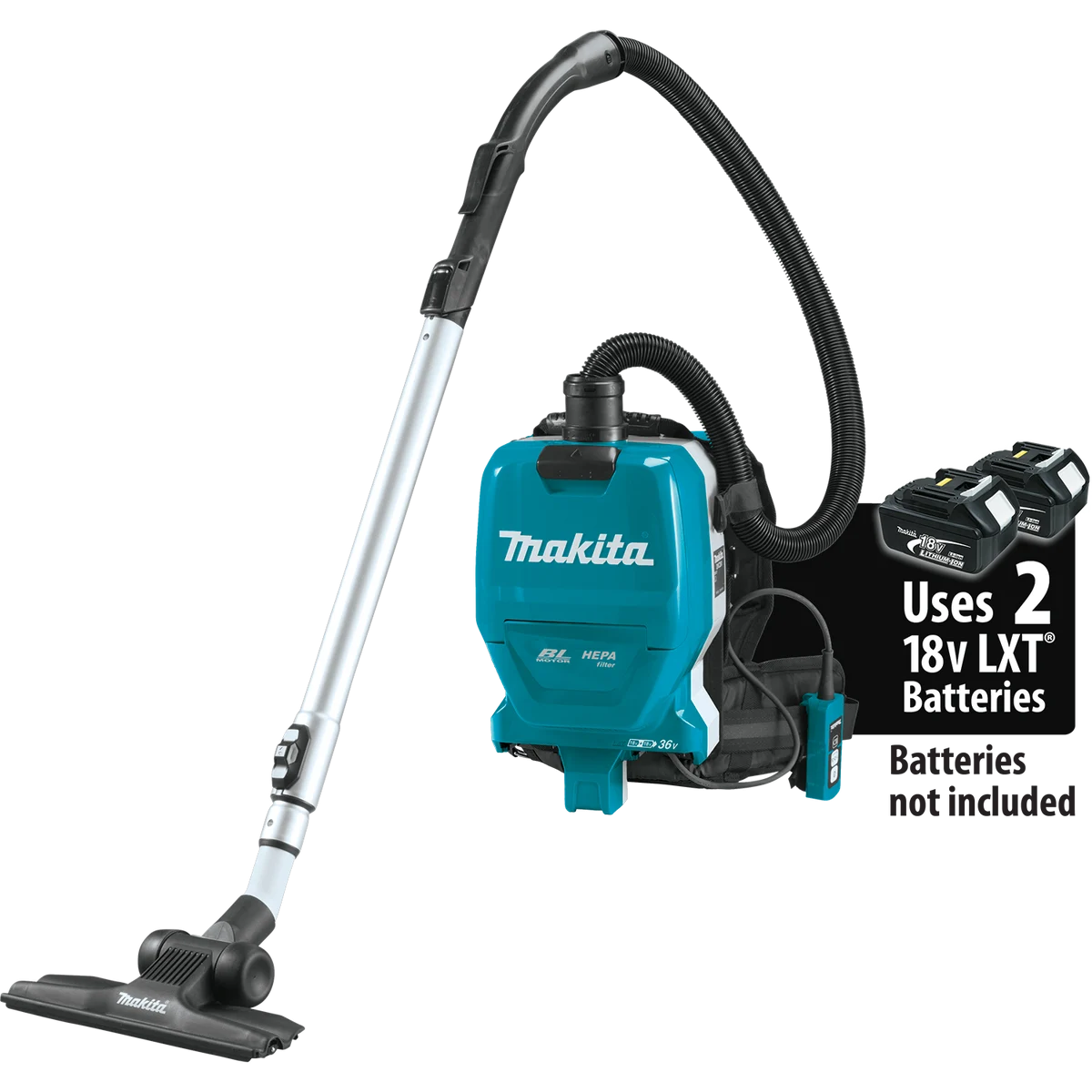 MAKITA 36V (18V X2) LXT® 1/2 Gallon HEPA Filter Backpack Dry Vacuum (Tool Only)