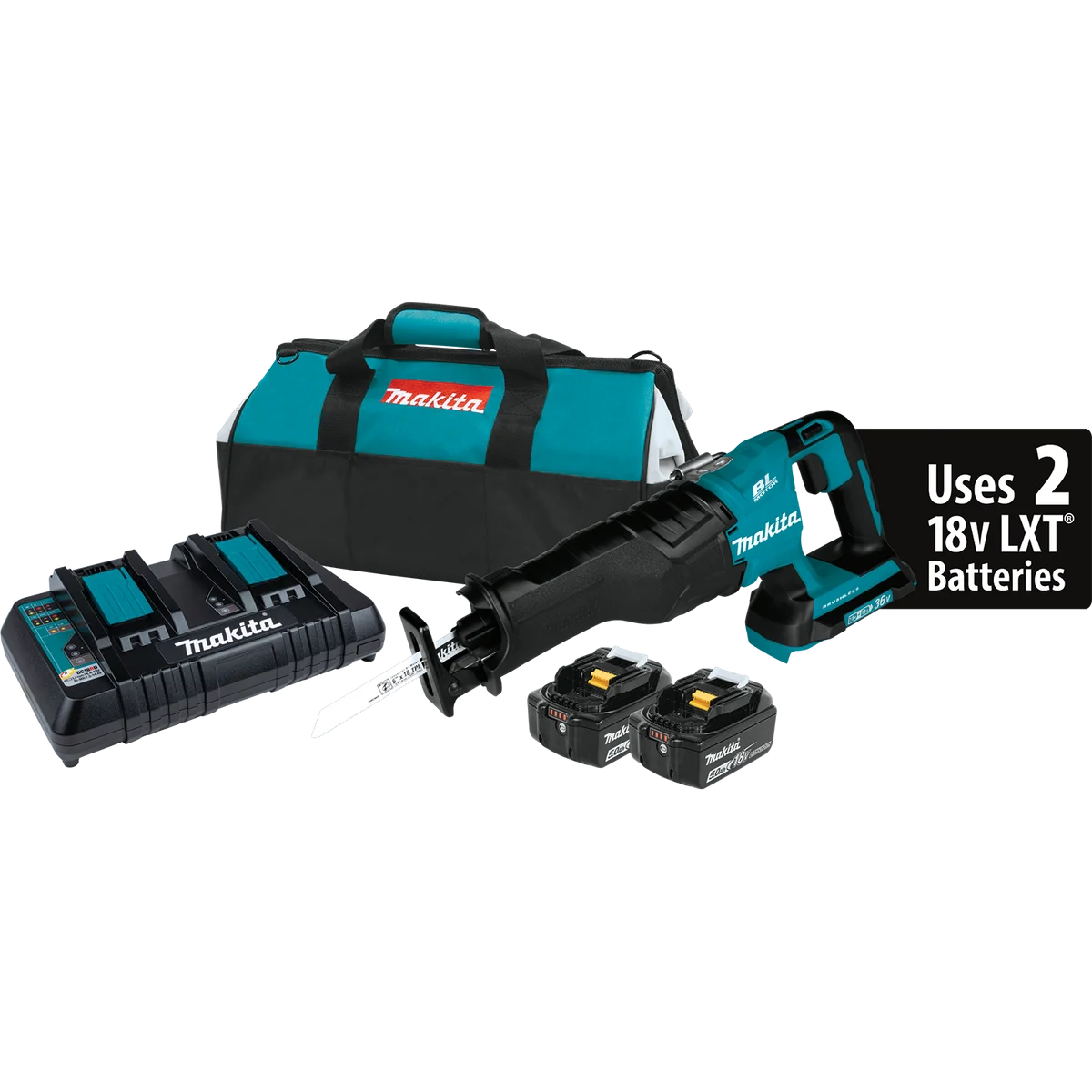 MAKITA 36V (18V X2) LXT® Reciprocating Saw Kit