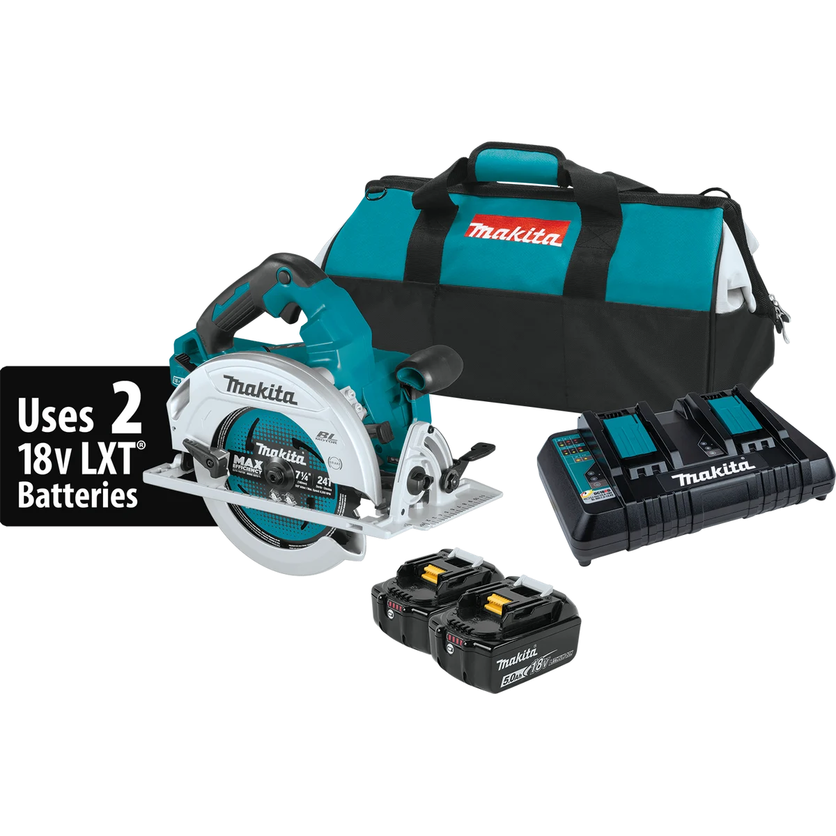 MAKITA 36V (18V X2) LXT® 7‑1/4” Circular Saw Kit