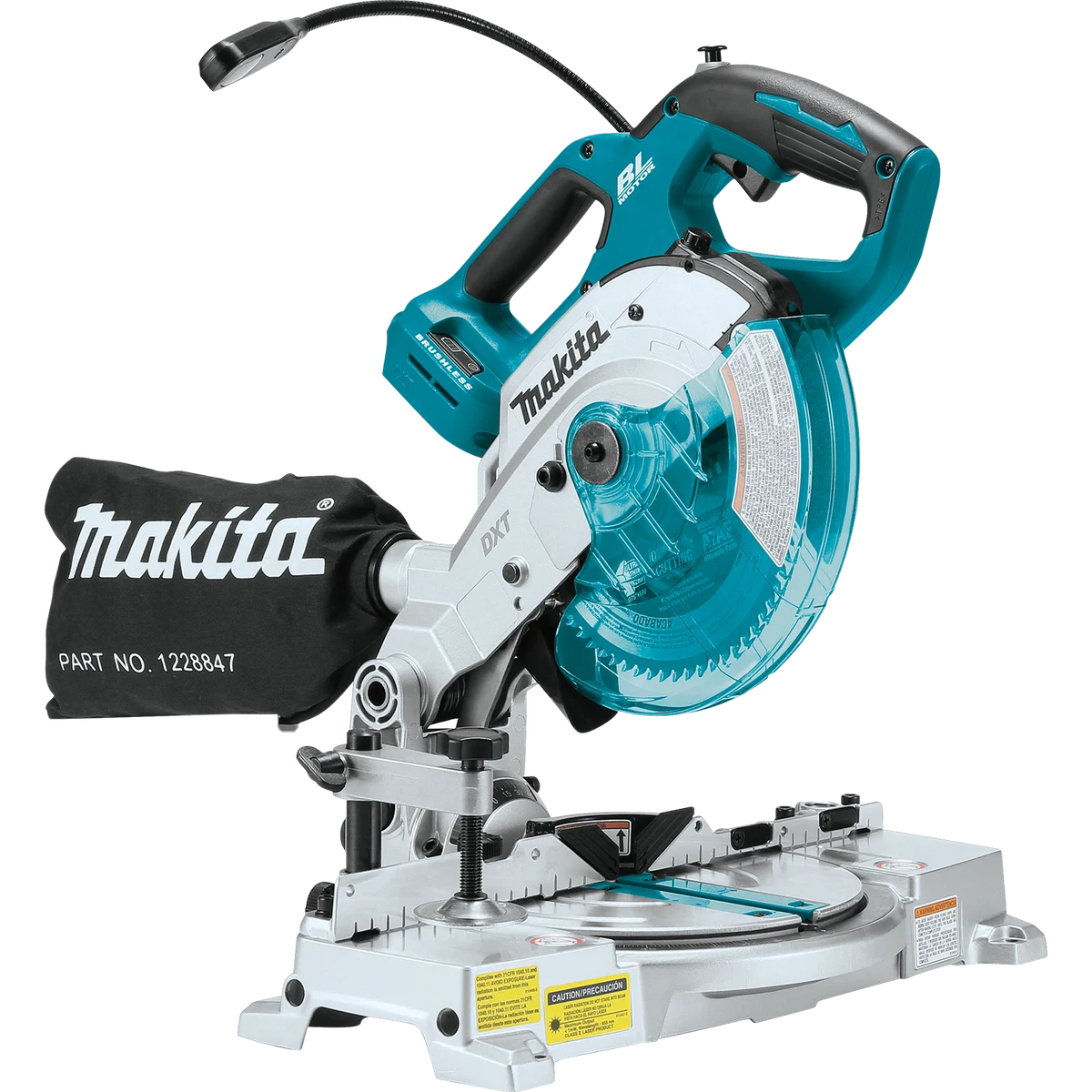 MAKITA 18V LXT® 6‑1/2" Compact Dual‑Bevel Compound Miter Saw w/ Laser (Tool Only)