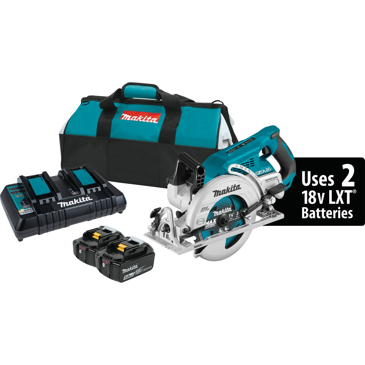 MAKITA 36V (18V X2) LXT® Rear Handle 7‑1/4" Circular Saw Kit