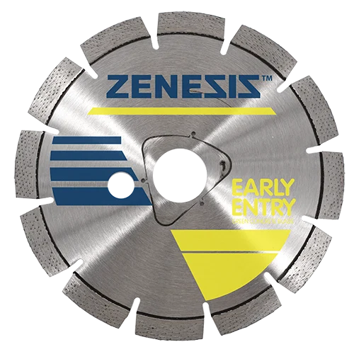 DIAMOND VANTAGE ZENESIS™ Z550 Yellow Green Concrete Blades