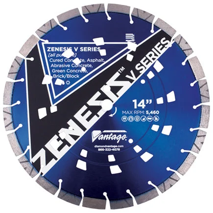 DIAMOND VANTAGE ZENESIS™ V Series High Speed / Masonry & Low HP General Purpose Blades