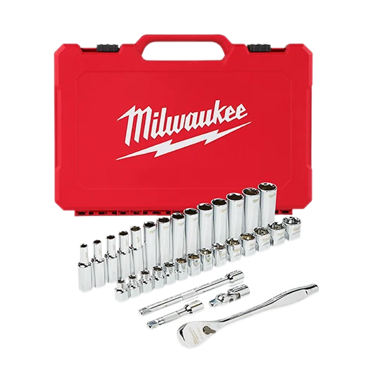 3/8 in. Drive 32 pc. Ratchet & Socket Set - Metric