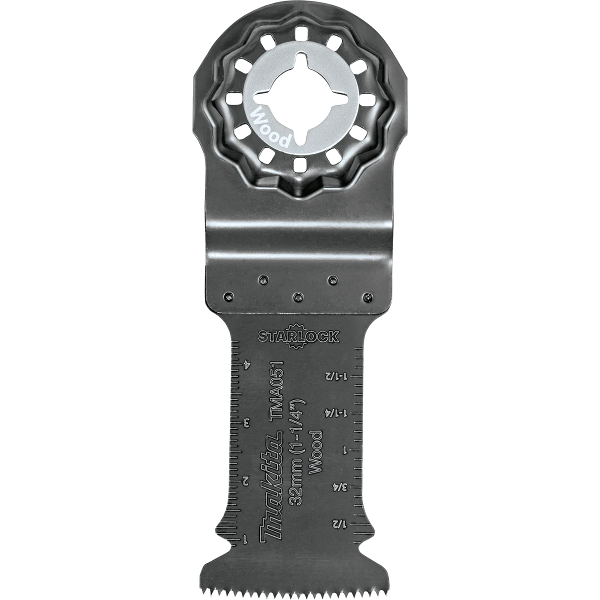 Starlock® Oscillating Multi‑Tool 1‑1/4" High Carbon Steel Curved Plunge Cut Blade
