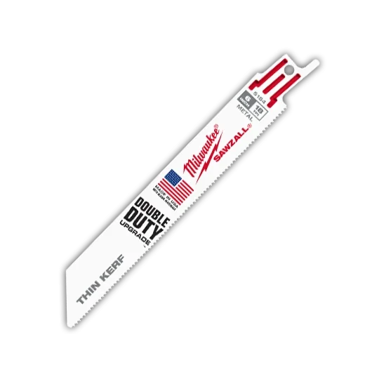 6" 18 TPI SAWZALL® Blade for Medium Metal Bulk 100