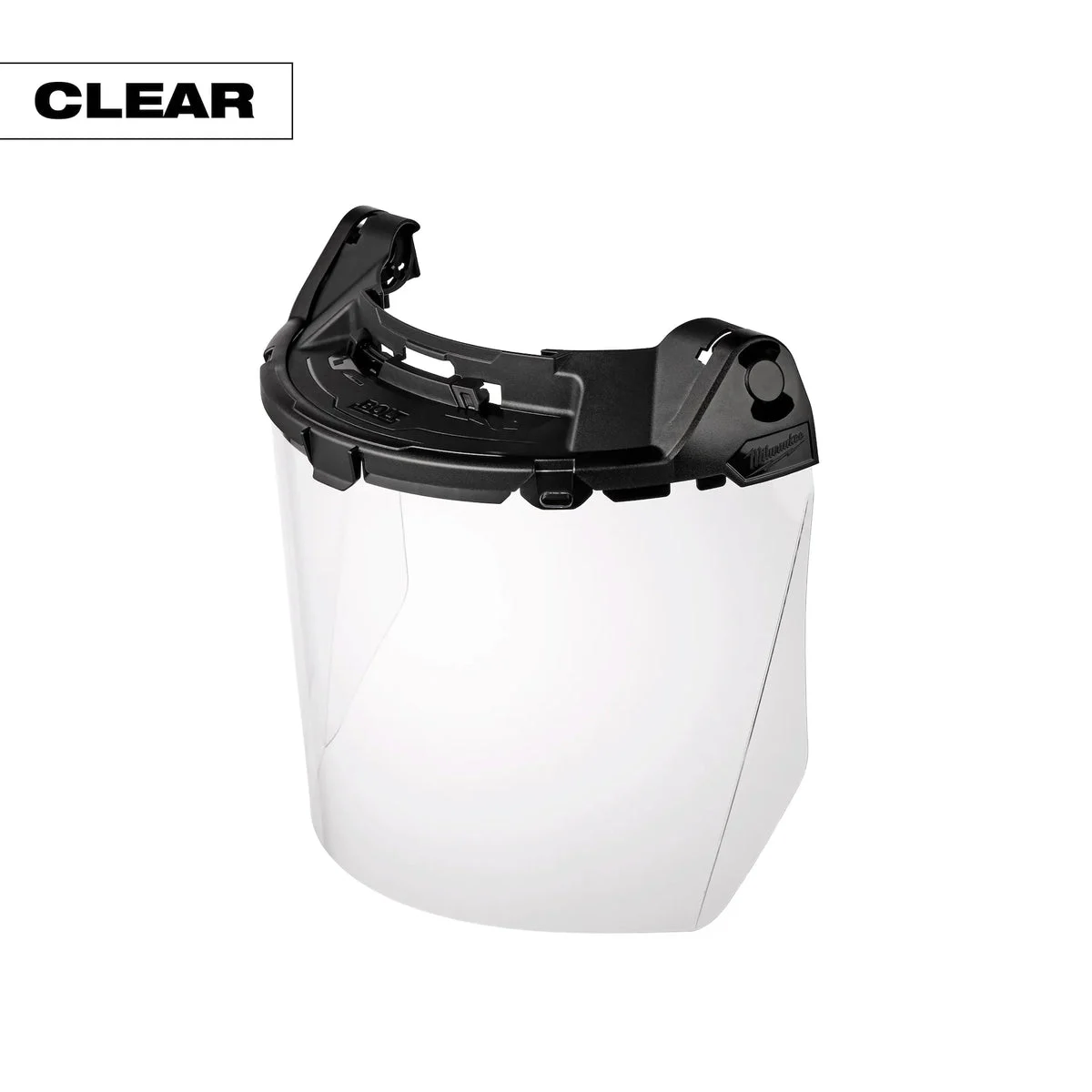 BOLT™ Task Full Face Shield - Clear Uncoated Lens (Compatible with Milwaukee® BOLT™ Safety Helmets & BOLT™ Hard Hats)