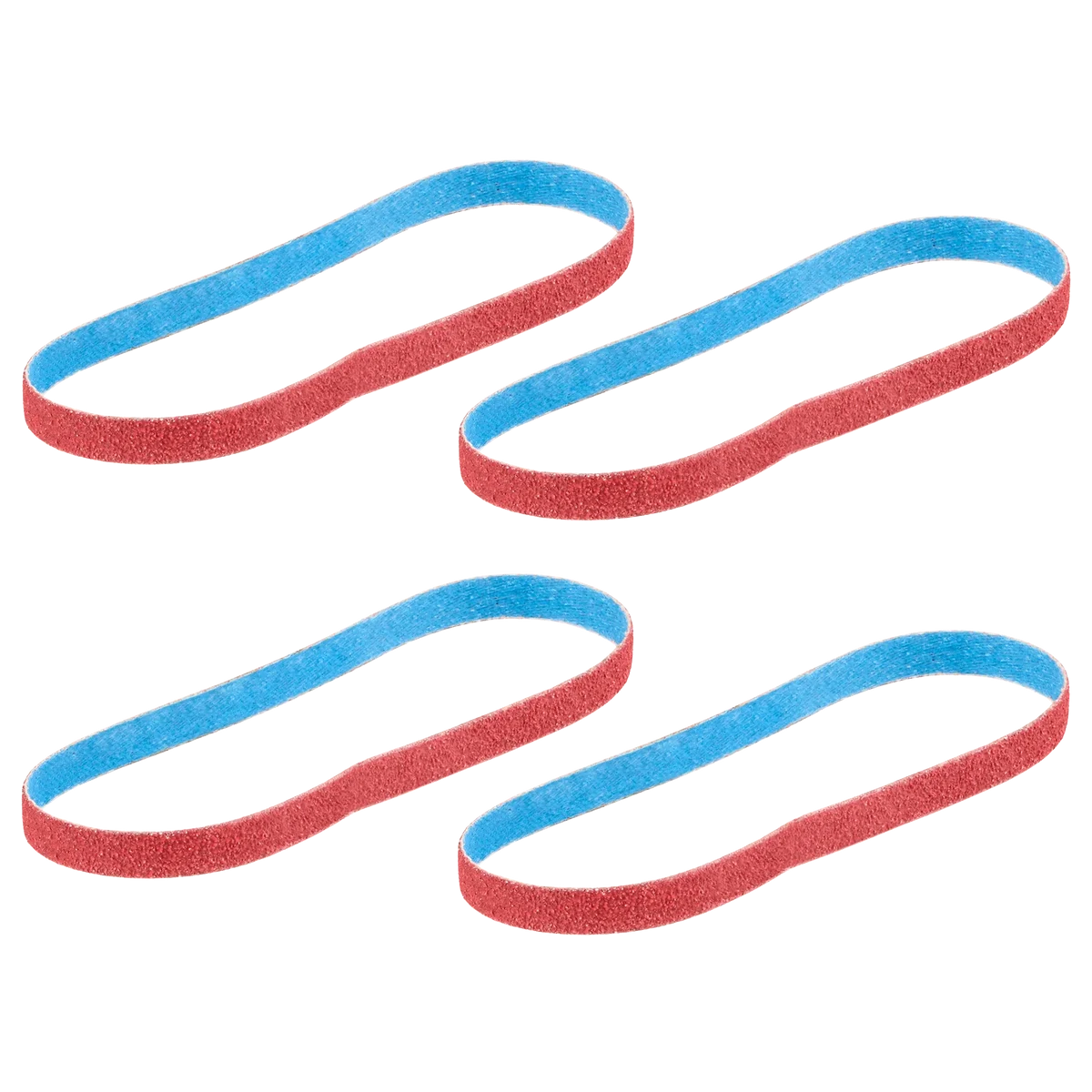 3/8” x 13” 40/60/80/120 Grit Bandfile Belts – 4 pack variety