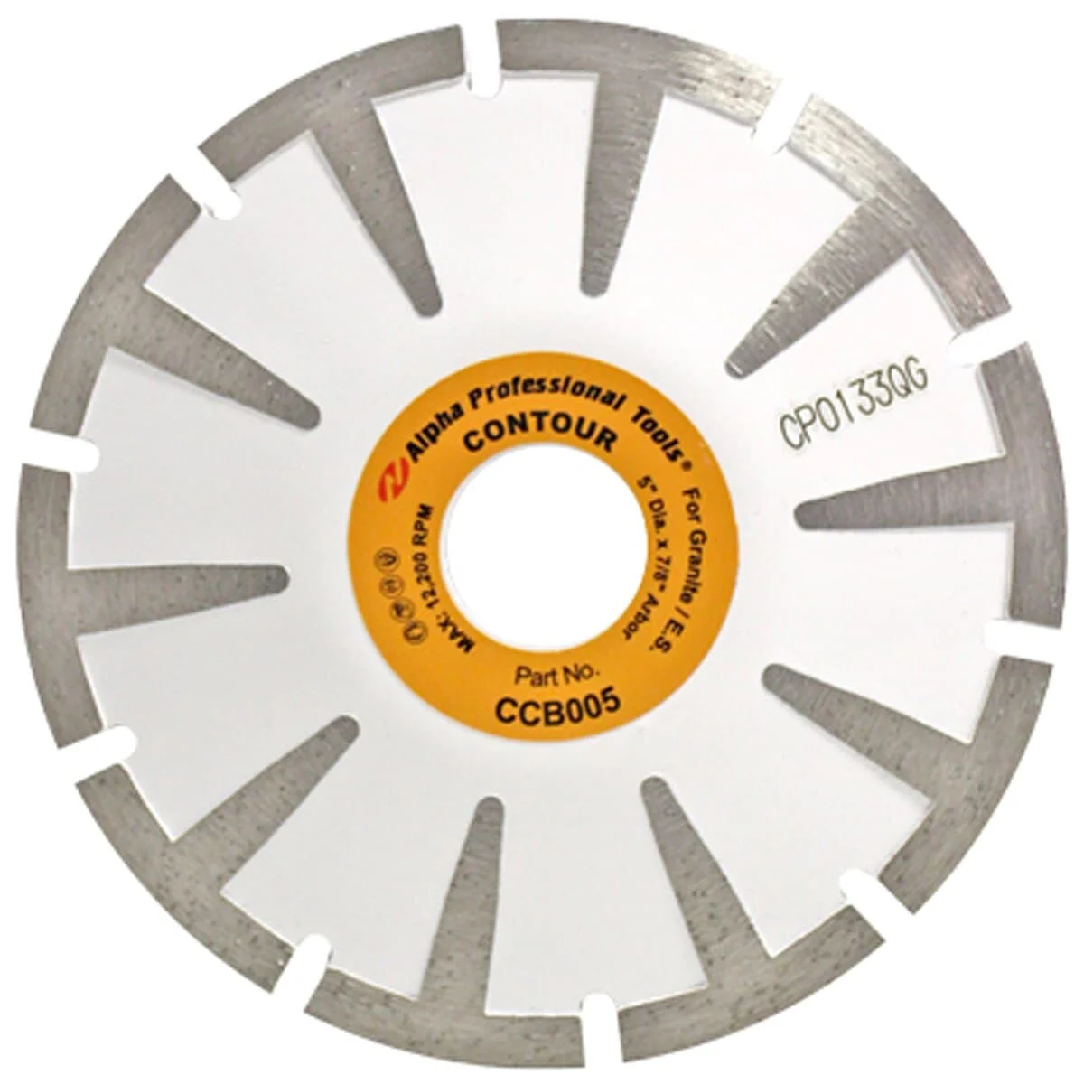 Alpha Contour Blade for Granite/Engineered Stone