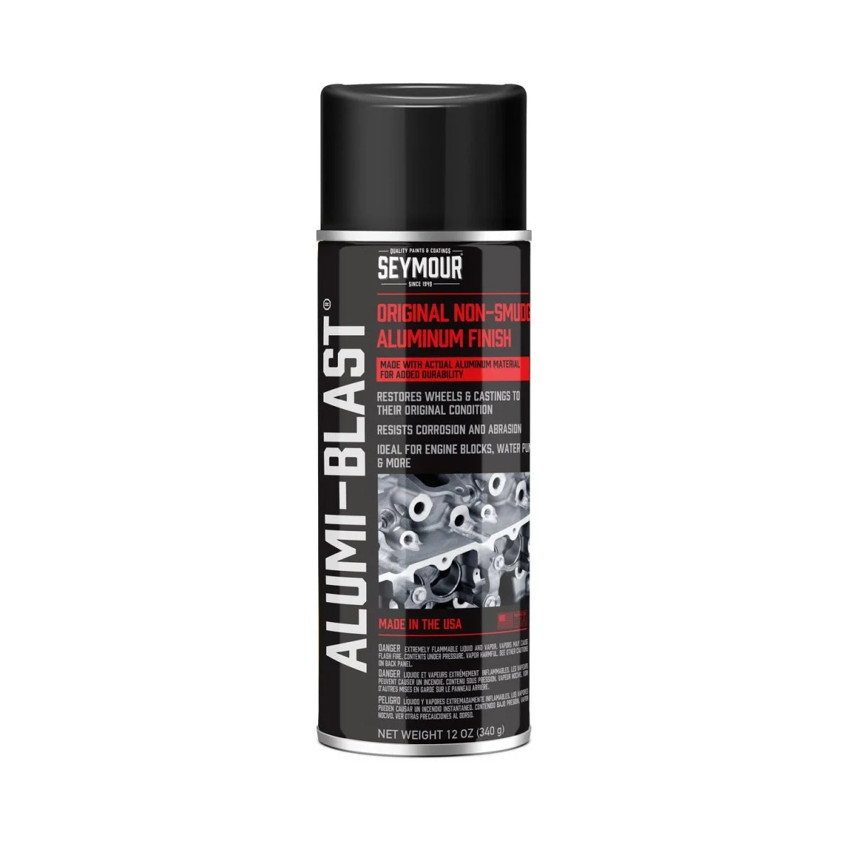 Seymour Alumi-Blast, Automotive Aluminum Spray Paint - 6 Pack