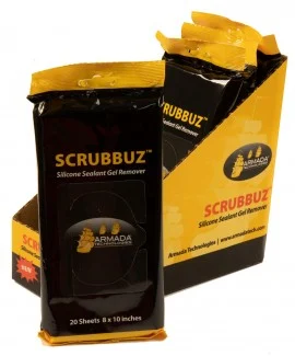 Armada Scrubbuz™ Silicone Sealant Gel Removing Wipes, 10-pack