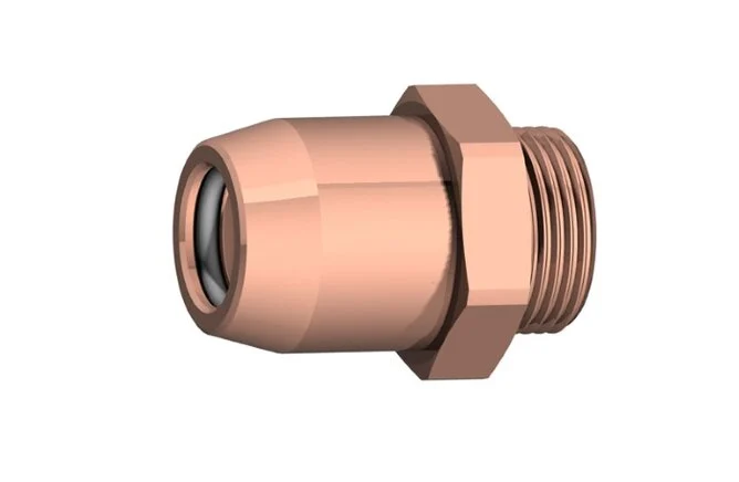 Raufoss ABC Newline Push-In Coupling - 4x1 mm - Male Threaded M10x1