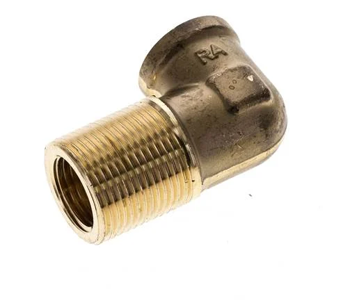 Raufoss Bulkhead 90° - Male Threaded M22x1,5 / Female Threaded M16x1,5