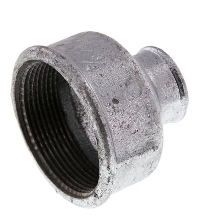 Rp 2'' x Rp 3/4'' Zinc plated Cast iron Round Socket 25 Bar