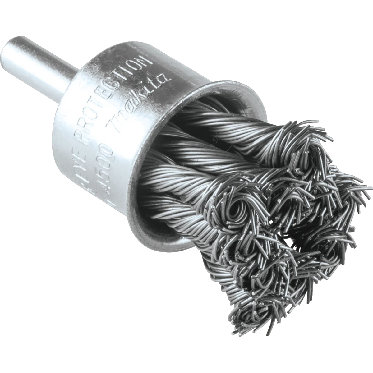 1" Knot Wire End Brush, 1/4" Straight Shank