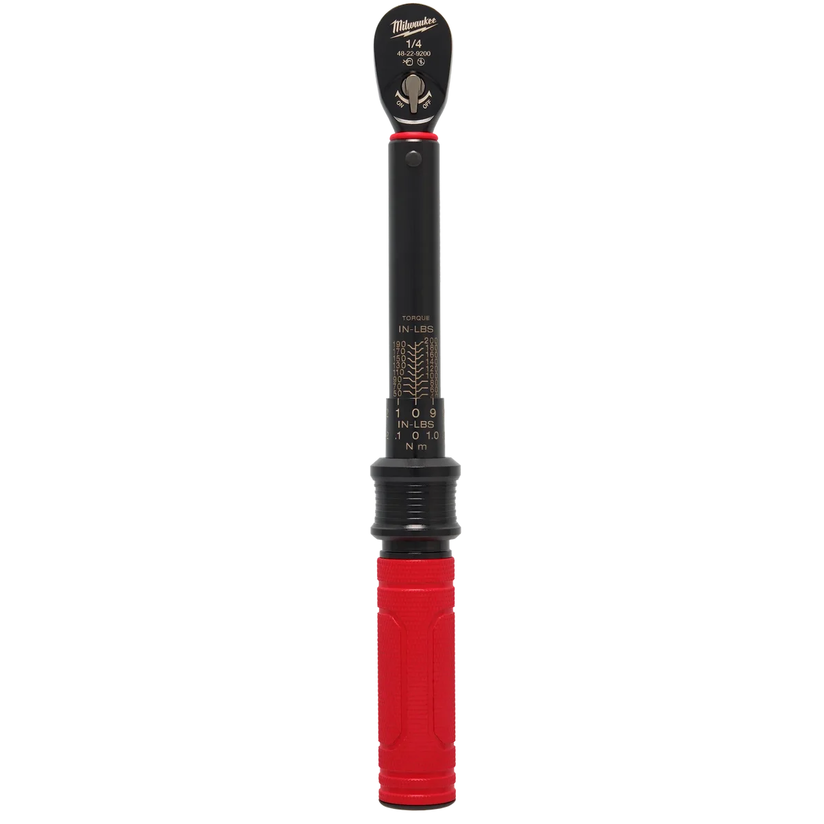 1/4” Drive Click Torque Wrench (40-200 in·lbf)
