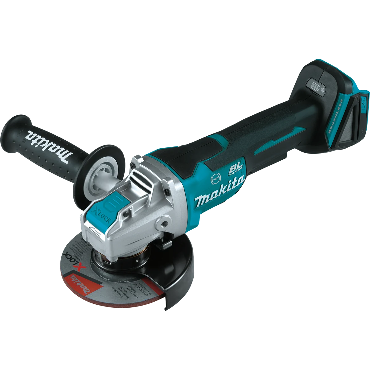 18V LXT® Lithium‑Ion Brushless Cordless 4‑1/2” / 5" Paddle Switch X‑LOCK Angle Grinder, with AFT®, Tool Only