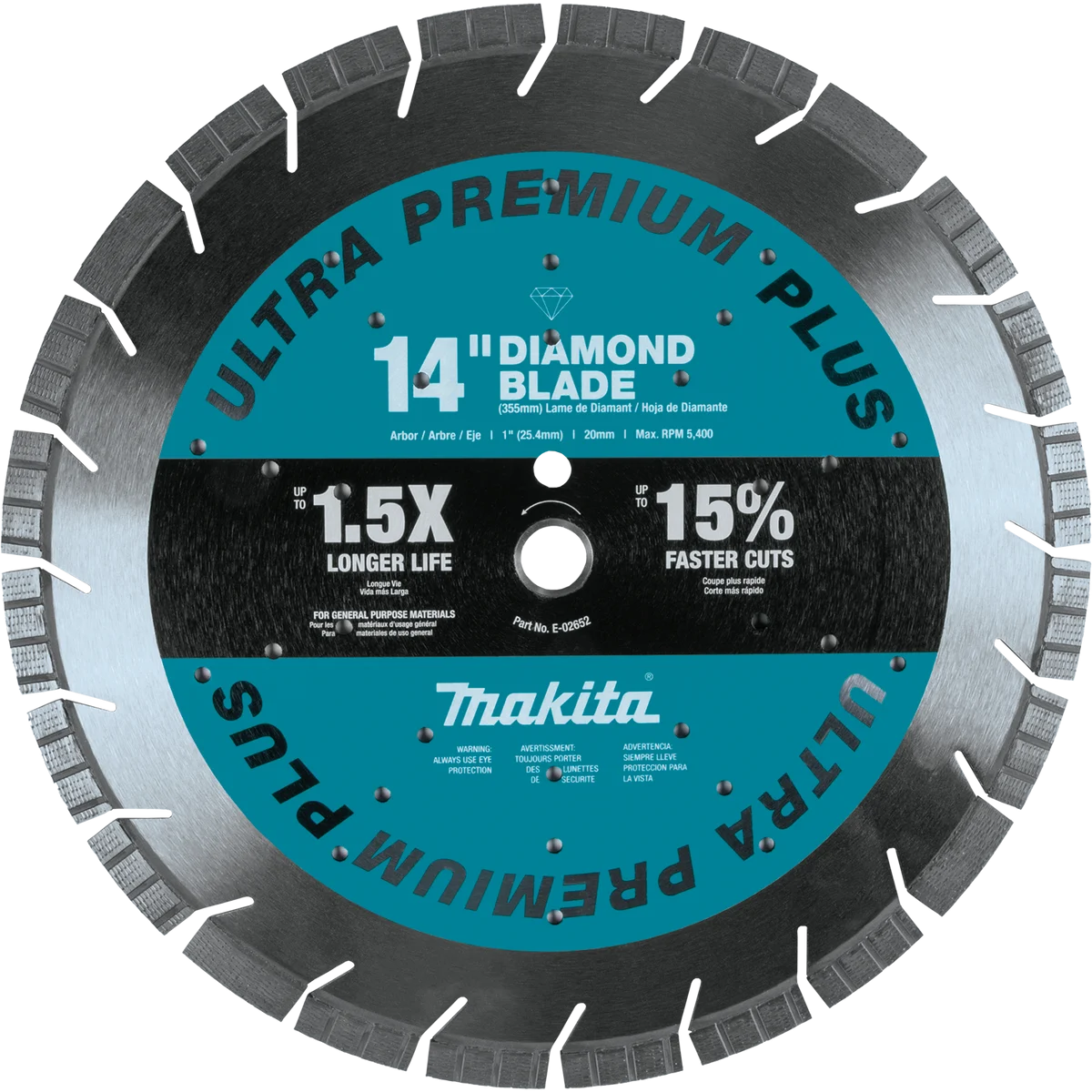 14" Ultra‑Premium Plus Diamond Blade, Segmented