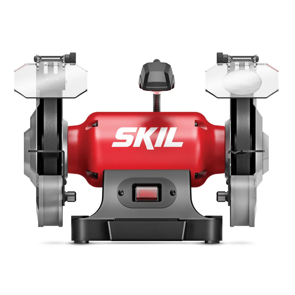 SKIL BI9502-00 Corded 3.0 Amp 8 In. Benchtop Grinder