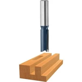 Bosch 84210M 1/2 In. x 1-1/4 In. Carbide Tipped 2-Flute Straight Router Bit