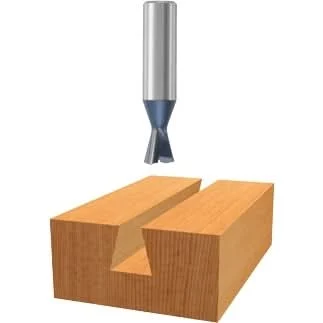 Bosch 85240M 15-Degree x 17/32 In. Carbide Tipped Dovetail Router Bit