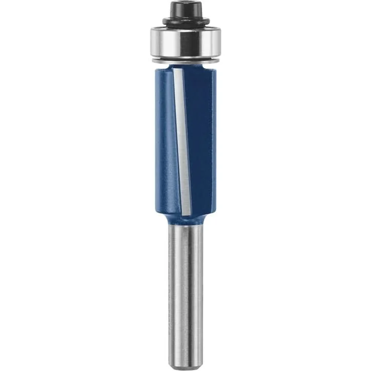 Bosch 85266M 1/2 In. x 1 In. Carbide Tipped 2-Flute Flush Trim Router Bit