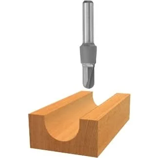 Bosch 85444M 1/8 In. x 1/4 In. Carbide Tipped Core Box Router Bit