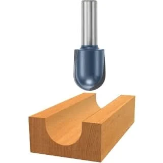 Bosch 85451M 1/2 In. x 1 In. Carbide Tipped Extended Round Nose Router Bit
